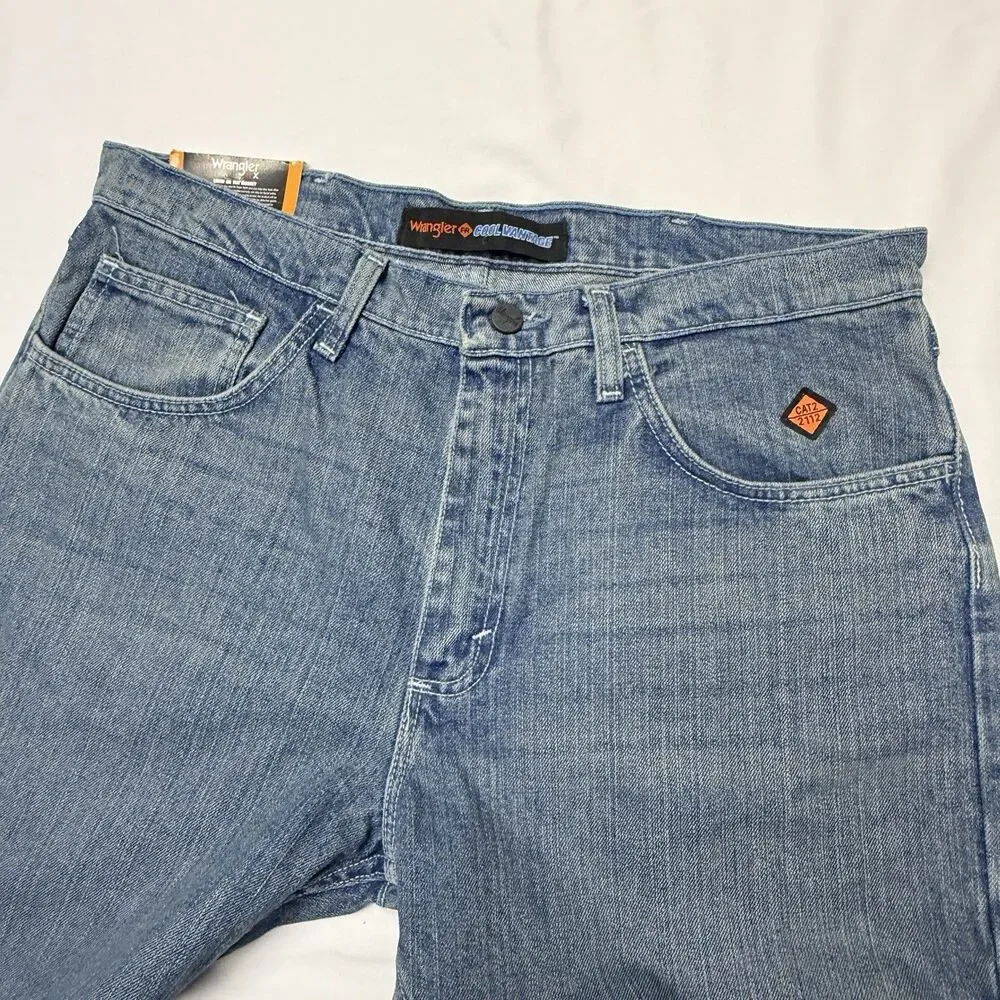 Wrangler FR 42 Vintage Boot Relaxed Fit Jeans FRCV42V CAT 2 2112 35X34